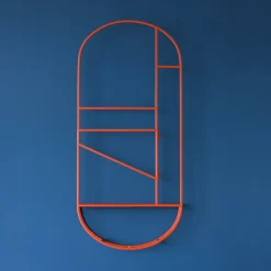 Pamono Foldwork Valet in Bright Red by Studio Berg> Racks, Hooks & Valets