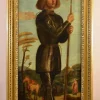 Discount Pamono Follower of Giovanni Battista Cima / Cima Da Conegliano, Saint George, 1650, Oil on Canvas, Framed