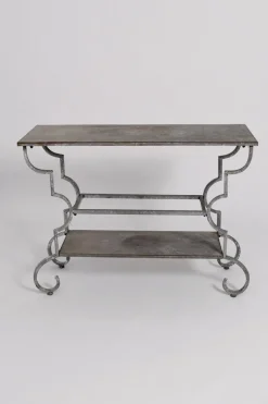 Pamono Forged Iron Console Table, 1940s><noscript><img width=