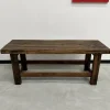 Pamono Former French Workbench in Oak, 1950s> Worktables & Workbenches