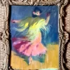 Pamono Fortuney, Belle Epoque Flamenco Dancer, Pastel Drawing, 1890s-1910s> Work On Paper