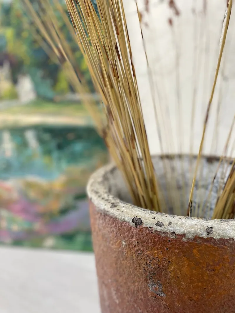 Pamono Foundry Crucible or Planter> Planters And Jardiniere