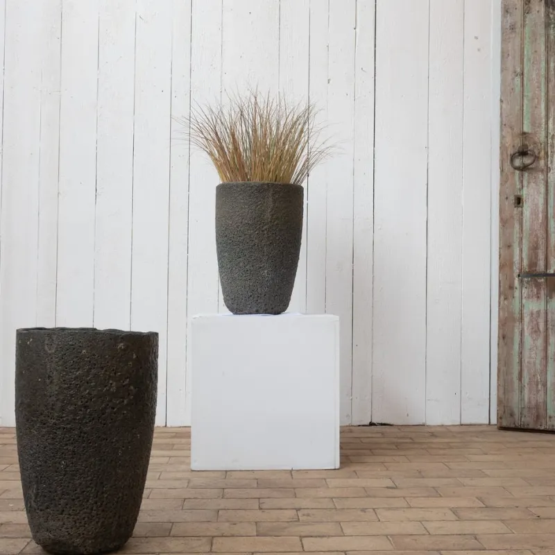 Pamono Foundry Crucibles, 1950s, Set of 2> Garden Accessories