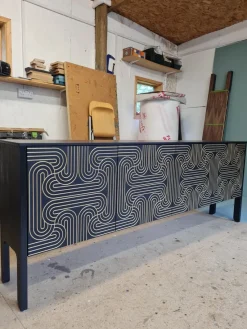 Pamono Four Door Loop Sideboard by Nell Beale><noscript><img width=