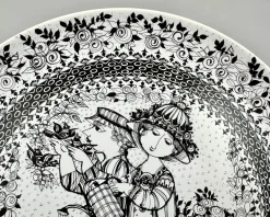 Sale Pamono Four Seasons Summer Plate by Bjorn Wiinblad for Rosenthal Studio-Line, Germany