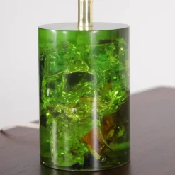 Pamono Fractal Resin Lamps, 1970s, Set of 2><noscript><img width=