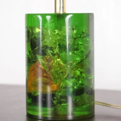 Pamono Fractal Resin Lamps, 1970s, Set of 2><noscript><img width=