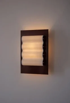 Pamono Frame Alu Brun S Wall Lamp by Violaine d'Harcourt