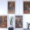 Pamono Framed Chromolithographs from Giuseppe Falchetti, 1950s, Set of 4