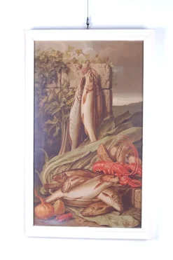 Pamono Framed Chromolithographs from Giuseppe Falchetti, 1950s, Set of 4