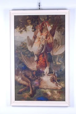 Pamono Framed Chromolithographs from Giuseppe Falchetti, 1950s, Set of 4
