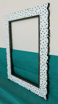 Outlet Pamono Framed Confetti Restyled Carved Wood Frame by Habitat Improver