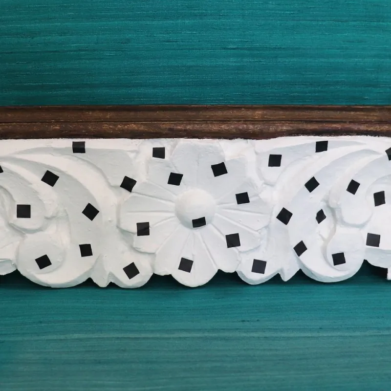 Outlet Pamono Framed Confetti Restyled Carved Wood Frame by Habitat Improver