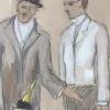 Clearance Pamono France Lambert, L'Addition, 1925, Signed Watercolor