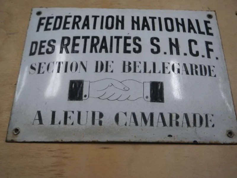 Hot Pamono France Trade Union Metal Plaque, 1920s