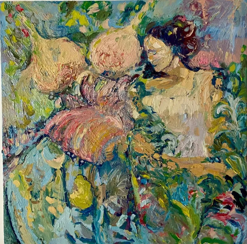Online Pamono Francesca Owen, Only Butterflies Roam Free, Oil Painting, 2024
