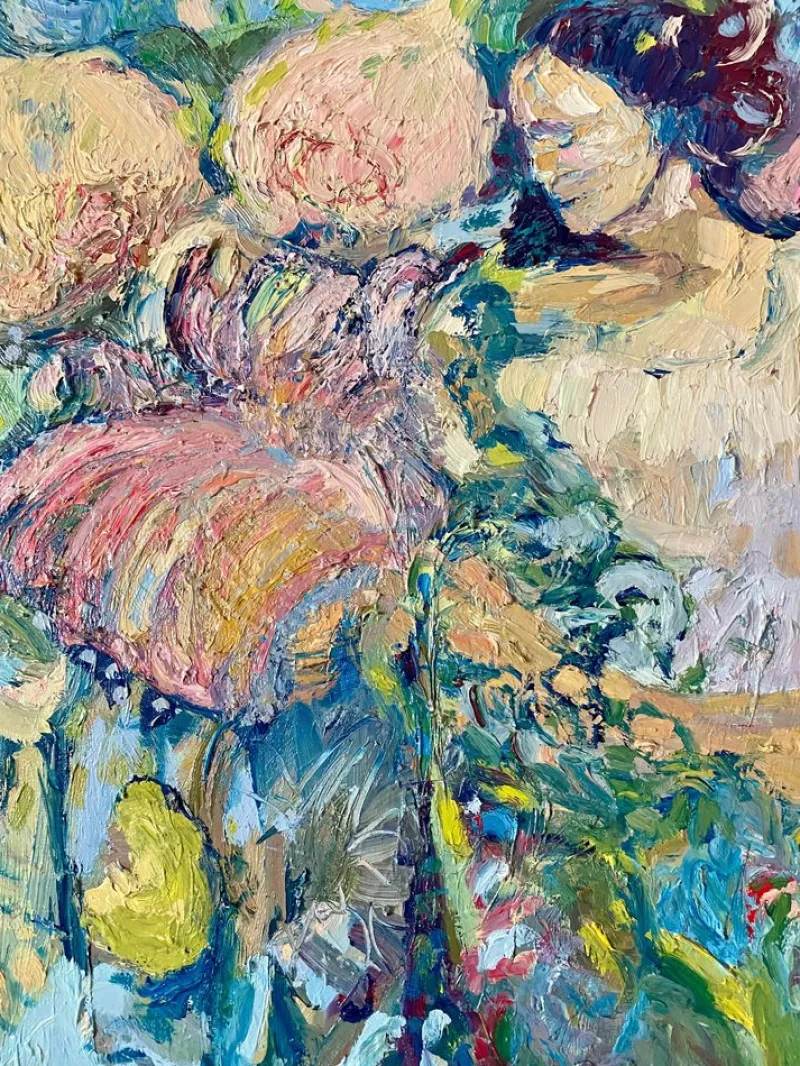 Online Pamono Francesca Owen, Only Butterflies Roam Free, Oil Painting, 2024