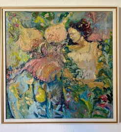 Online Pamono Francesca Owen, Only Butterflies Roam Free, Oil Painting, 2024
