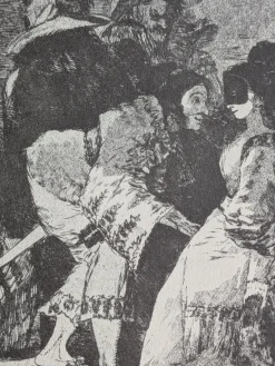 New Pamono Francisco de Goya, Los Caprichos, Plate 6, Etching