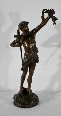 Pamono Franck Lemoine, Victoria, Early 1900s, Bronze> Art Nouveau