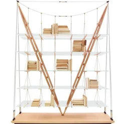 Pamono Franco Albini Bookcase; a Masterpiece of Italian Craftsmanship and Design> Storage