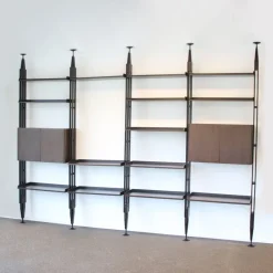 Pamono Franco Albini 4-Unit Shelving System by by Franco Albini for Poggi, Italy, 1960s> Shelves & Wall Units
