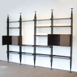 Pamono Franco Albini 4-Unit Shelving System by by Franco Albini for Poggi, Italy, 1960s><noscript><img width=
