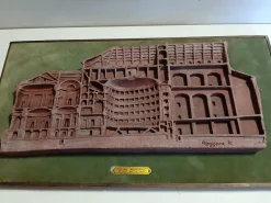 Pamono Franco Reggiani, Section of the Municipal Theatre of Reggio Emilia from 1857, 1970s, Terracotta><noscript><img width=