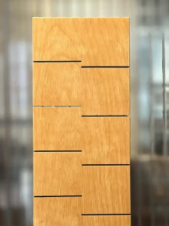 Hot Pamono François Morellet, Zwei Interferenz Schnitte, 1977, Plywood