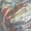 Online Pamono François Ozenda, Composition, 1960, Signed Gouache