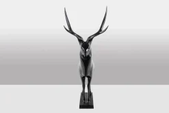 New Pamono François Pompon, Life-Size Stag Sculpture, 2006, Bronze