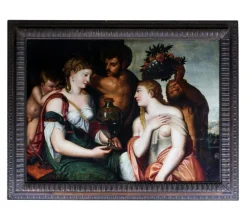 Outlet Pamono Frans Floris de Vriendt, Cup of Ceres, 16th-Century, Oil on Canvas, Framed