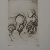 New Pamono Fred Deux, The Wedding, Original Signed Engraving