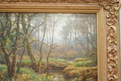 Discount Pamono Frederick Golden Short, Forest Woodland, 1920, Oil on Canvas