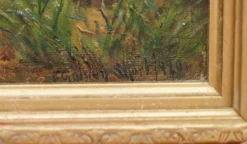 Discount Pamono Frederick Golden Short, Forest Woodland, 1920, Oil on Canvas