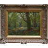 New Pamono Frederick Golden Short, New Forest Bluebell Wood, 1912, Oil Painting