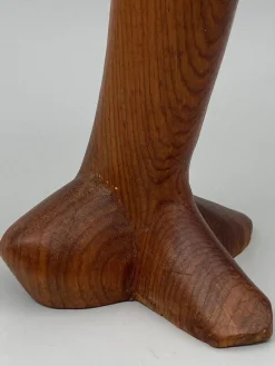 Online Pamono Free Form Male Thinker Sculpture, 1970s, Wood