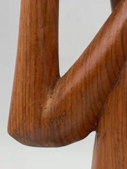 Online Pamono Free Form Male Thinker Sculpture, 1970s, Wood