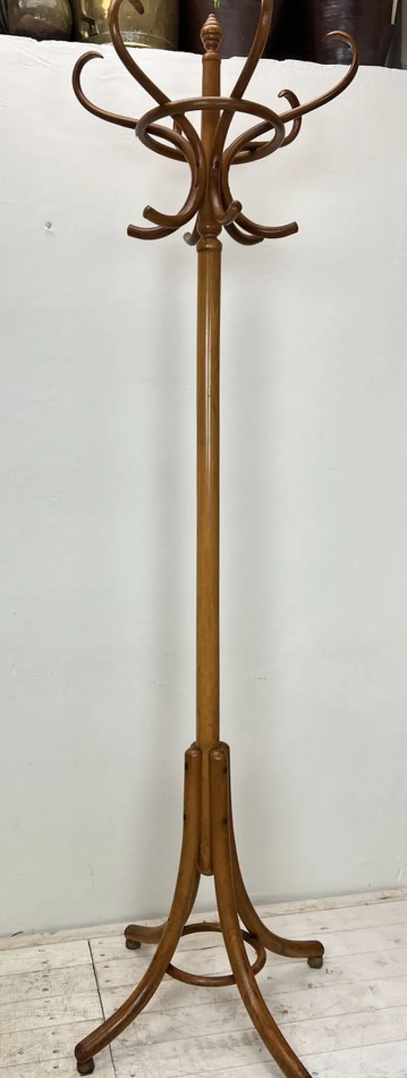 Pamono Free Standing Coat Rack in the style of Thonet, 1950s> Racks, Hooks & Valets