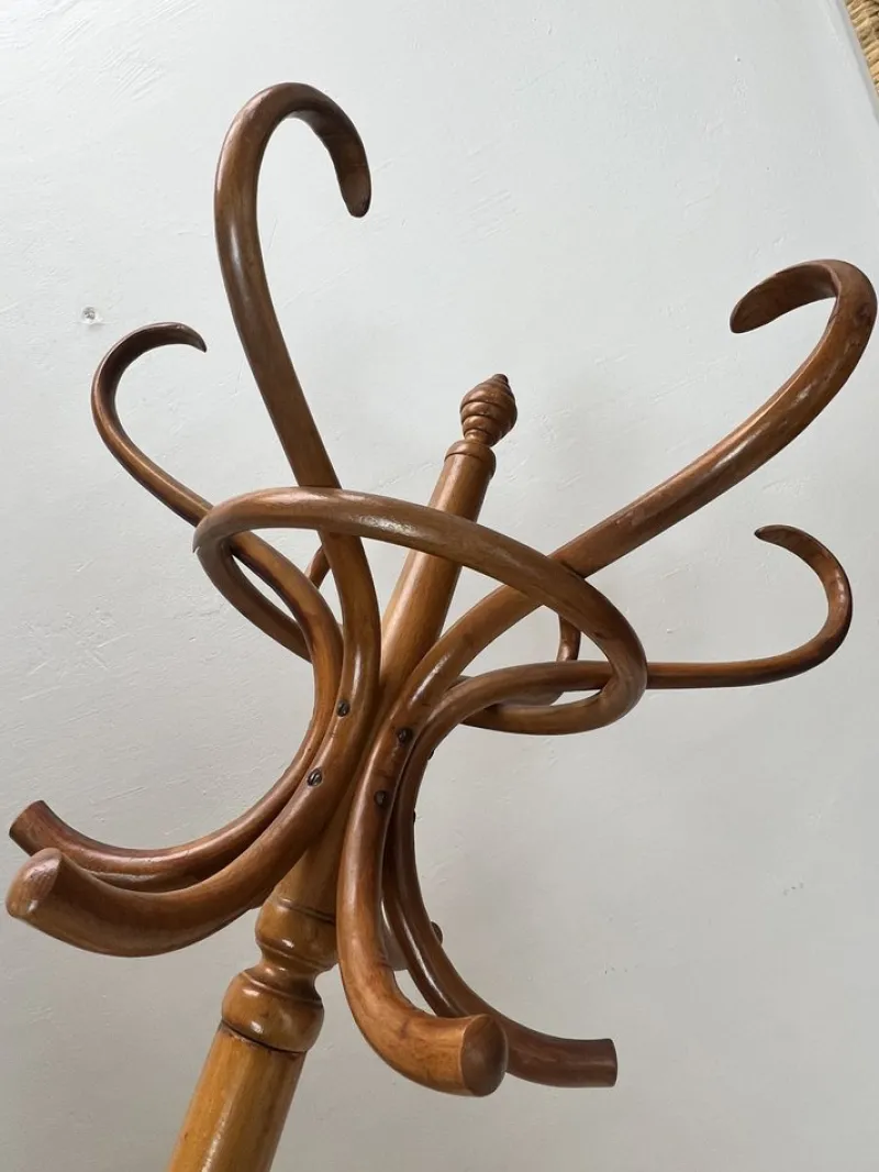 Pamono Free Standing Coat Rack in the style of Thonet, 1950s> Racks, Hooks & Valets