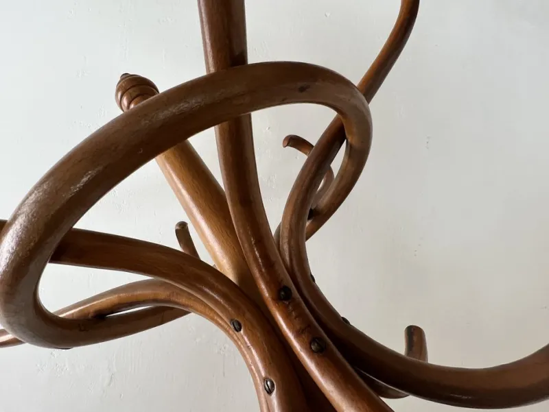 Pamono Free Standing Coat Rack in the style of Thonet, 1950s> Racks, Hooks & Valets