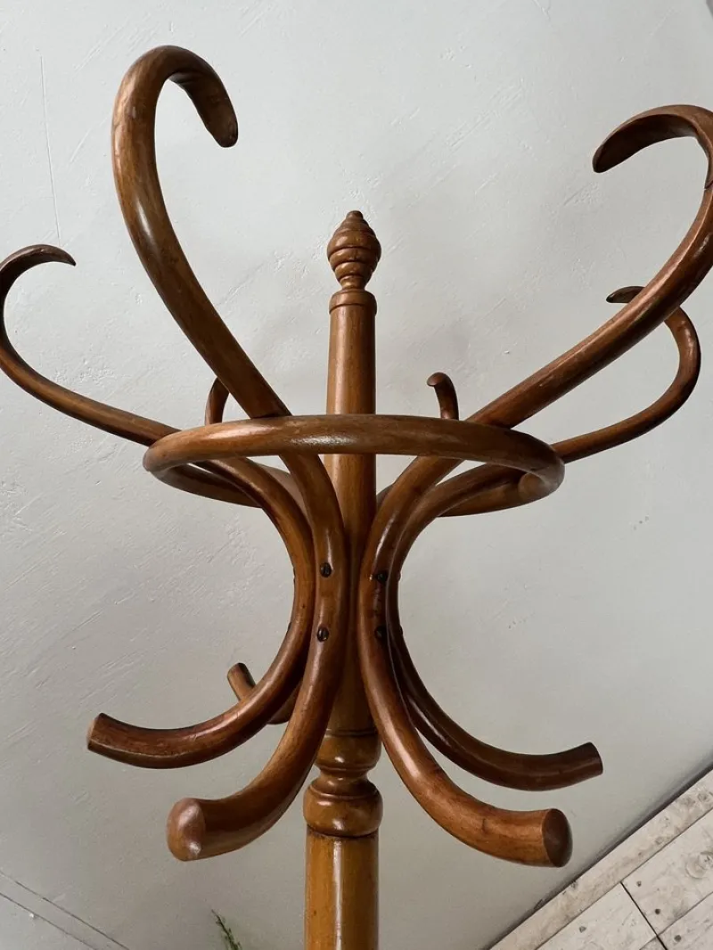 Pamono Free Standing Coat Rack in the style of Thonet, 1950s> Racks, Hooks & Valets