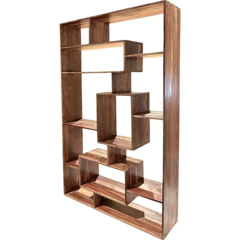 Best Pamono Freestanding Bookcase or Room Divider in Olive Wood