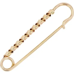 Pamono French 18 Karat Rose Gold Safety Pin Brooch, 1960s> Brooches