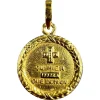 Pamono French 18 Karat Yellow Gold Plus Quhier More Than Yesterday Love Medal Pendant by Augis, 1950s> Rings