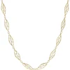 Hot Pamono French 18 Karat Yellow Gold Filigree Chain Necklace, 1960s