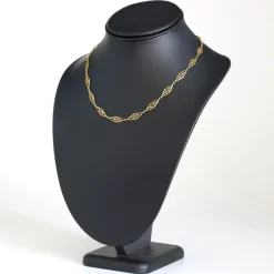 Hot Pamono French 18 Karat Yellow Gold Filigree Chain Necklace, 1960s