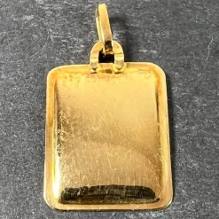 Discount Pamono French Aquarius Starsign Zodiac 18k Yellow Gold Charm Medal Pendant, 1970s