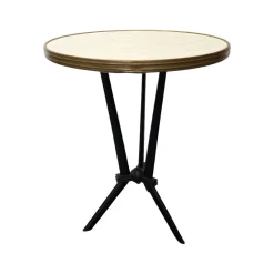 Pamono French Art Deco Bistro Table by Berc Antoine, 1920s> Garden Tables