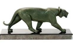 Hot Pamono French Art Deco Bronze Panther Sculpture by Rulas, 1930s